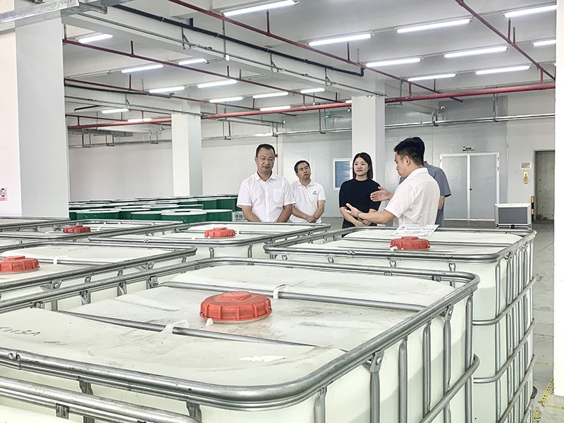 政企连心·共促发展|东莞市东城区政府领导莅临必一·运动(B-Sports)新材参观指导